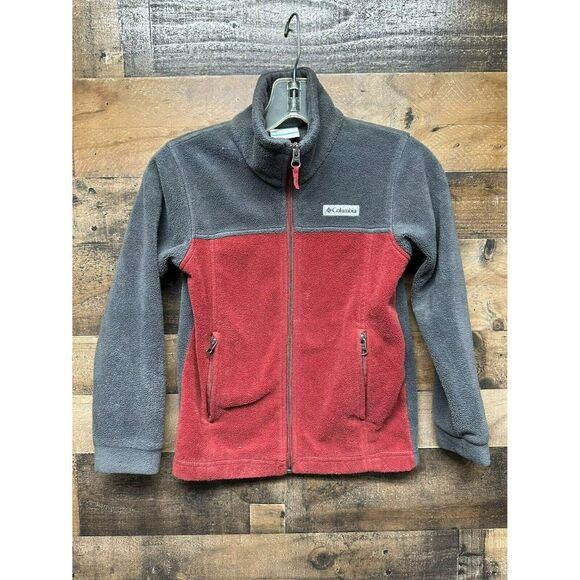Columbia Youth Boy's Fleece Zip‎ Up Jacket Size Small (8) - Picture 1 of 4